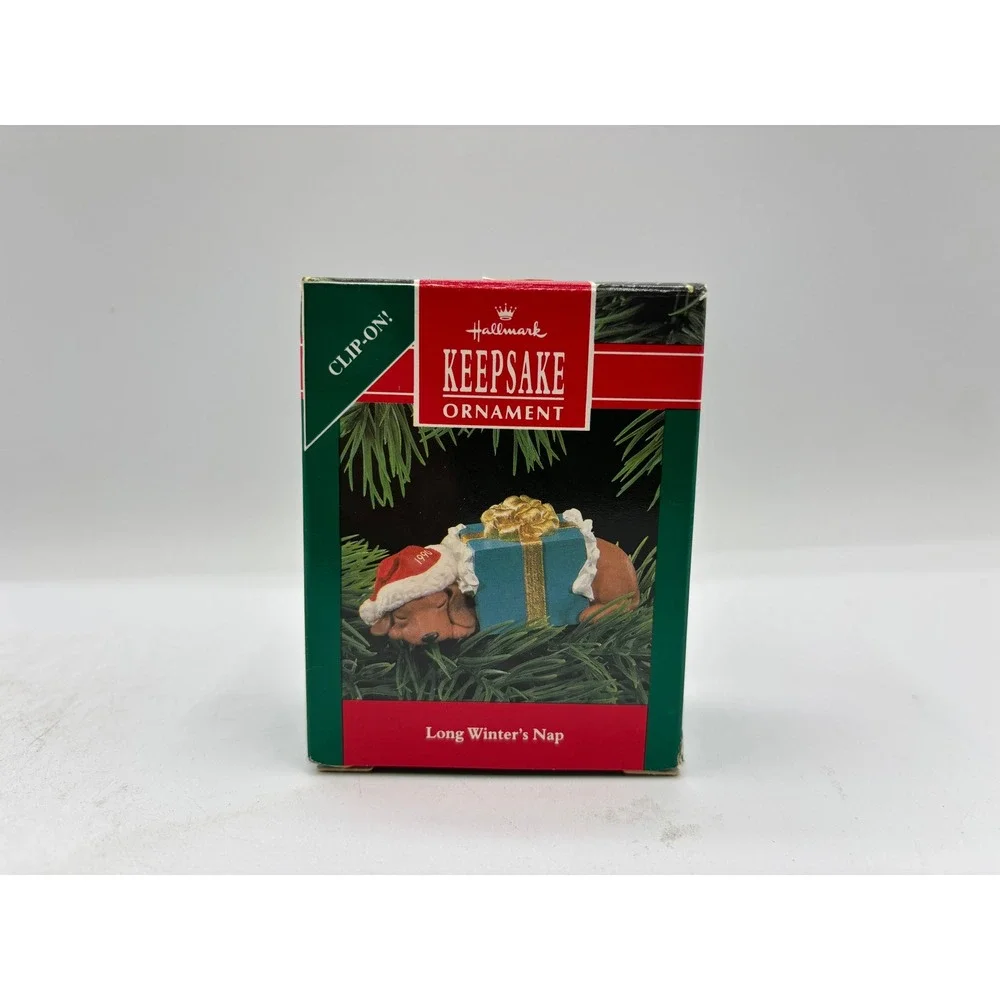 Hallmark Keepsake Dated 1990 Vintage Long Winters Nap Clip On Ornament
